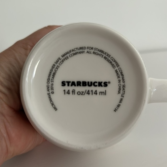 Starbucks Merry Bright Jolly Christmas Mug 2016 - Picture 5 of 5